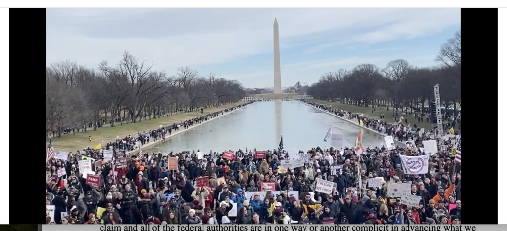 Protest in Washington DC